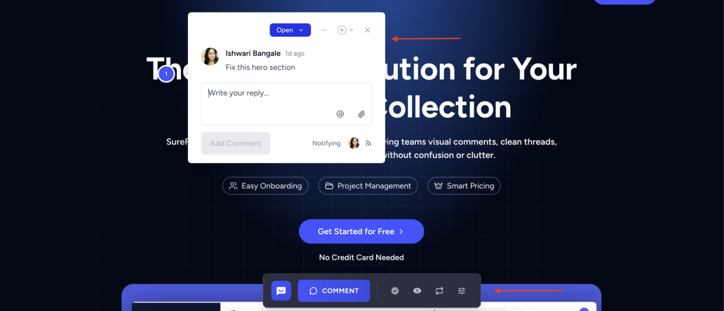 SureFeedback Cloud Setup & Workflow Guide new task