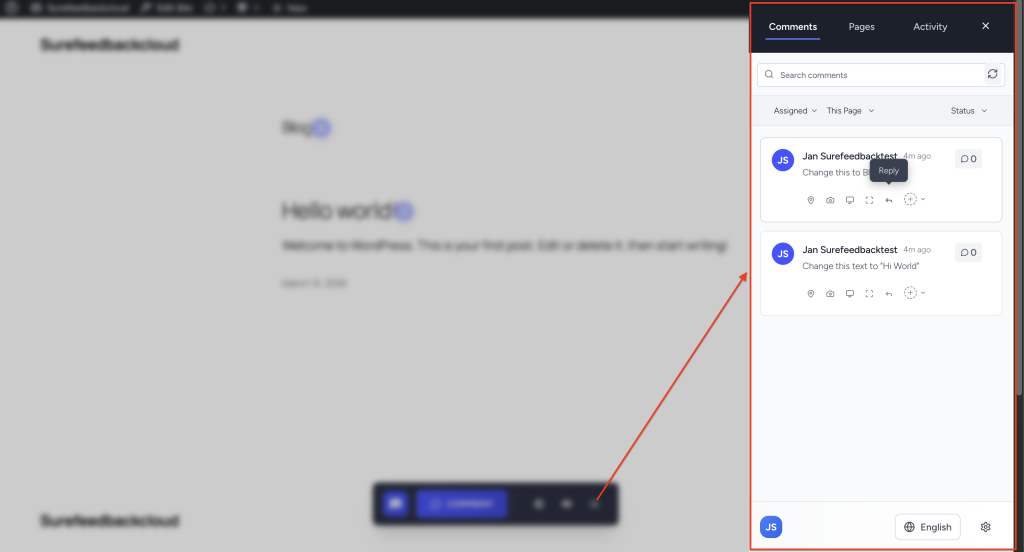 How to Add Comments on Your Site After Successful Connection screenshot 2026 03 18 at 11.43.51 am